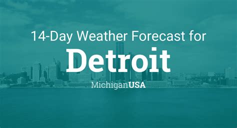 weather.com detroit michigan